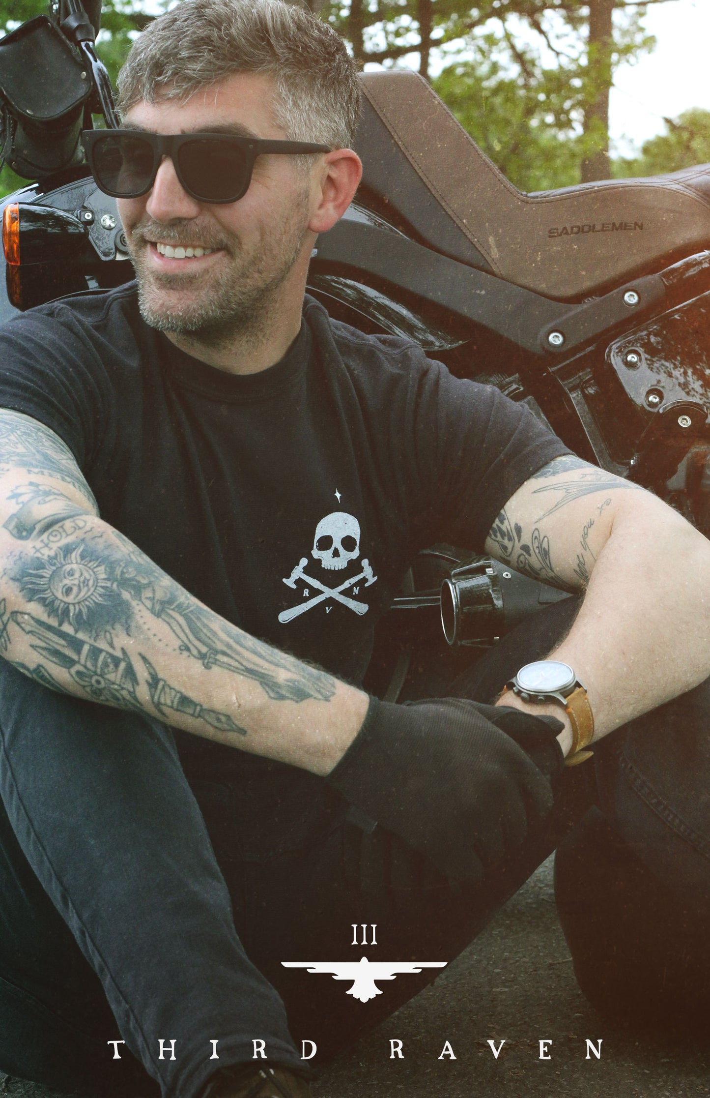 Third Raven Graphic Tee