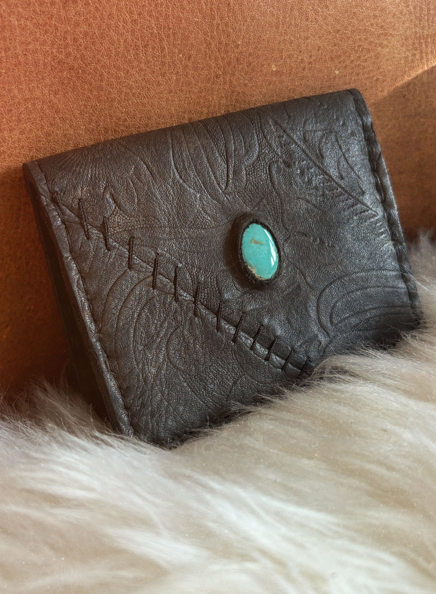 Turquoise Fold Wallet - Custom for Ava