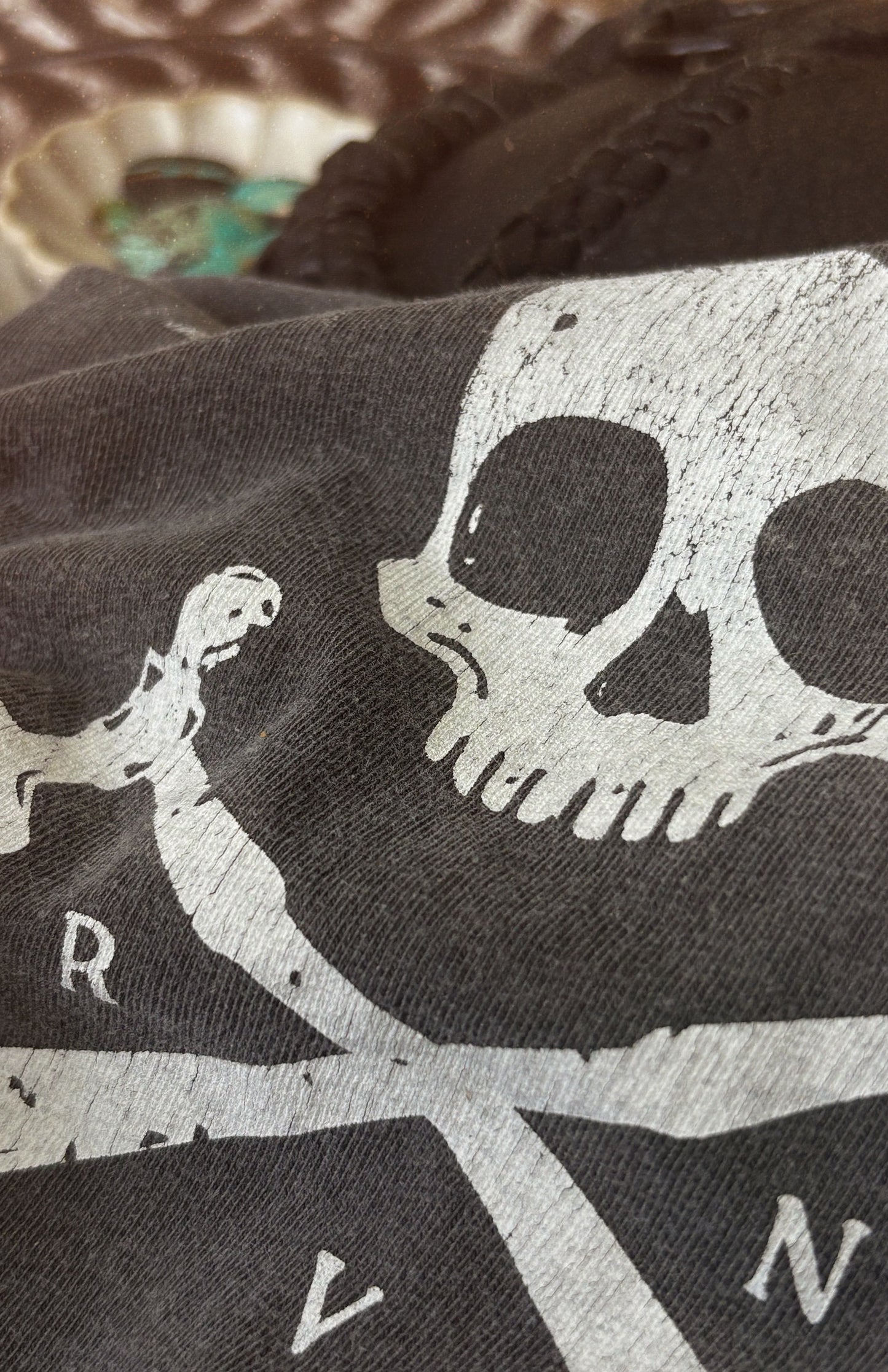Third Raven Graphic Crop Tee