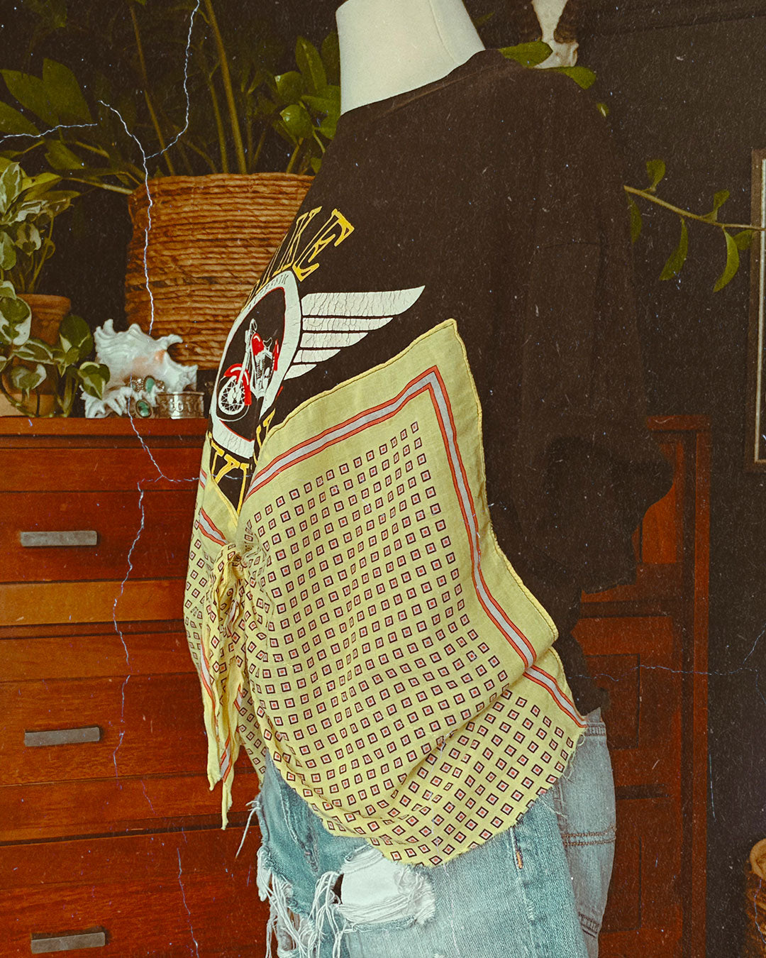 Bike Week Tie Tee - Vintage